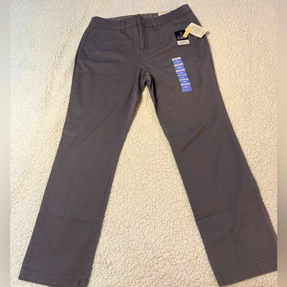 St. John's Bay Excalibur Gray Pants NWT